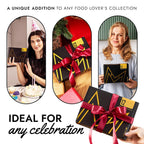 MONÉGASQUE Luster Dust Edible Glitter for Drinks 12 Pcs Set – Best Gift Idea for Bakers – Bakers Gift Set for Cake Decorations – Edible Glitter for Cakes & Cocktails – Cake Decorating Supplies