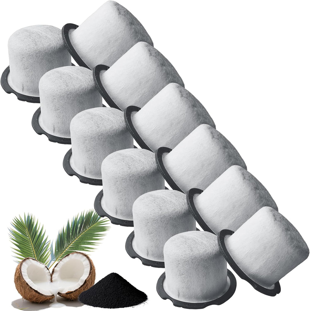 Coffee Maker Water Filter Replacement - Compatible with Cafe & GE Profile Grind & Brew Coffee Makers, Lasts 6-12 Months, Reduces Chlorine, Impurities & Odors (12)