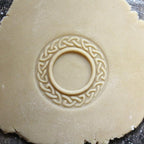 Wood Cookie Stamp, 2.5 Inch (Celtic Frame CS-033)