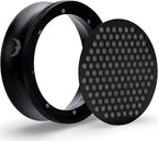 58mm Walnut Espresso Accessories Set – Premium Barista Kit for All 58mm Espresso Machines – Includes Tamper, Tamping Station, Distributor, Knock Box & Dosing Funnel