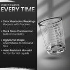 Rattleware 3 Oz Measuring Shot Glass - Premium and, Perfect for Bar Cart and Gatherings, Clear, 1 Piece