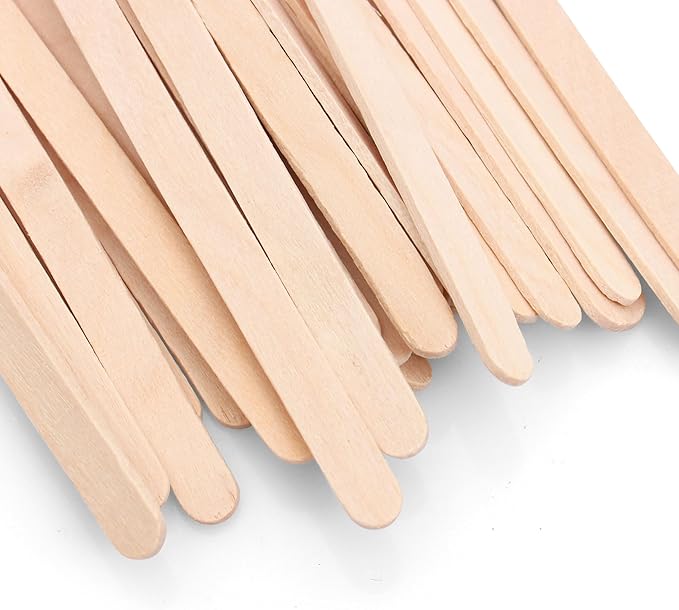 ANTETOK Wooden Coffee Stirrers - Coffee Stir Sticks 7 Inch,500pcs Disposable Birch Wood Coffee/Beverage Stirrers,Swizzle Drink Sticks,Coffee Bar Accessories
