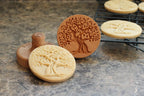 Wood Cookie Stamp, 2.5 Inch (Old Tree CS-005)