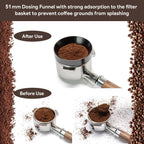 51mm Tamper Espresso Accessories Kit: Espresso Tamper Set, Tamper for Espresso Machine Coffee Tamper Espresso Tools Barista Tools | Espresso Kit Espresso Machine Accessories Fit 51mm Portafilters