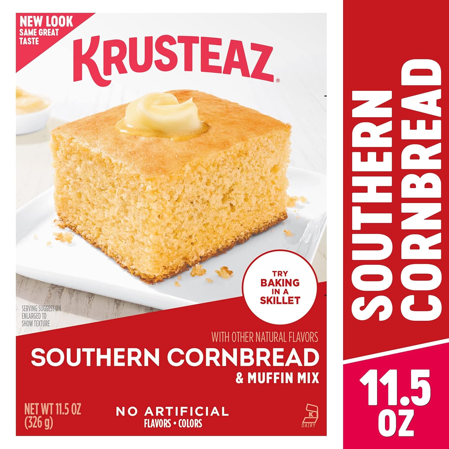 Krusteaz Southern Cornbread & Muffin Mix 11.5 Ounce (Pack of 6)