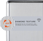 HONGBAKE Aluminum Cookie Sheets for Baking, 2-Pack Commercial Quality Half Sheet Pan, Baking Sheets Non Stick with 50 PCS Parchment Paper, 12.8 x 17.7 in, Silver