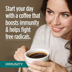 VitaCup Immunity Coffee Pods, Wellness Boost with Antioxidants, Echinacea, Probiotics, Vitamin C & D3, Medium Dark Roast, Recyclable Single Serve Pod Compatible with Keurig K-Cup Brewers,32 Ct