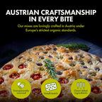 Let’s Bake Bread Organic Focaccia Baking Mix - Soft, Flavorful Italian Bread at Home - USDA Organic, Non-GMO, No Additives, Easy Home Baking, Golden Crust, Fluffy Texture - 17.64 oz (1 Pack)