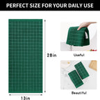 Homaxy 100% Cotton Terry Kitchen Towels(Dark Green, 13 x 28 inches), Checkered Designed, Soft and Super Absorbent Dish Towels, 6 Pack