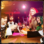 Remerry 18 Pcs Halloween Swizzle Sticks 6.7 Inches Halloween Reusable Stir Sticks Acrylic Drink Stirrers Witch Cocktail Coffee Stirrers Bulk for Coffee Bar Cocktail Milk Party Decor(Witch)