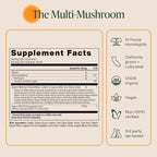 Om Master Blend Mushroom Gummies - Organic Mushroom Supplement with 10 Mushrooms and Ashwagandha – Support Immunity, Gut Health & Stress Relief, 56 Count (28 Servings), Mixed Berry Flavor