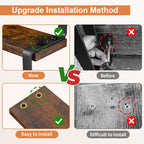 Giikin 3-Tier Spice Rack, 13.8 Inch Wood Step Shelf Countertop Spice Storage Holder, Kitchen Pantry Cabinet Organizer Cupboard for Spice Bottles, Jars, Seasonings, Baking Supplies, Metal Frame