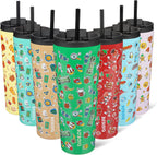 BJPKPK 26oz Stainless Steel Insulated Tumbler With lid And Straw Travel Coffee Thermal Tumblers Cup For Women And Men,Game