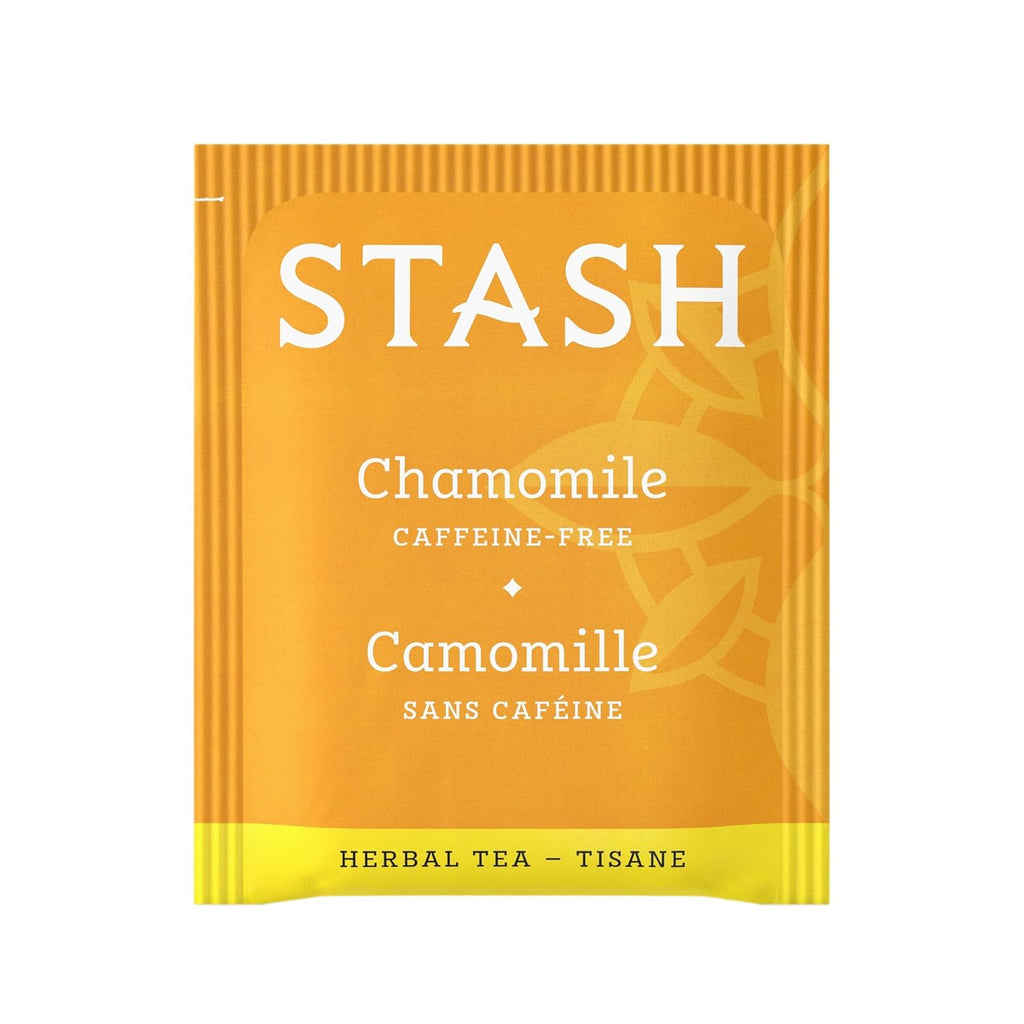 Stash Tea Chamomile Herbal Tea - Naturally Caffeine Free, Non-GMO Project Verified Premium Tea with No Artificial Ingredients, 30 Count (Pack of 6) - 180 Bags Total