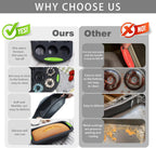 To encounter 41 Pieces Silicone Baking Pan Set, Silicone Cake Molds, Baking Sheet, Donut Pan, Muffin Pan with 36 Pack Baking Cups, Dishwasher Safe