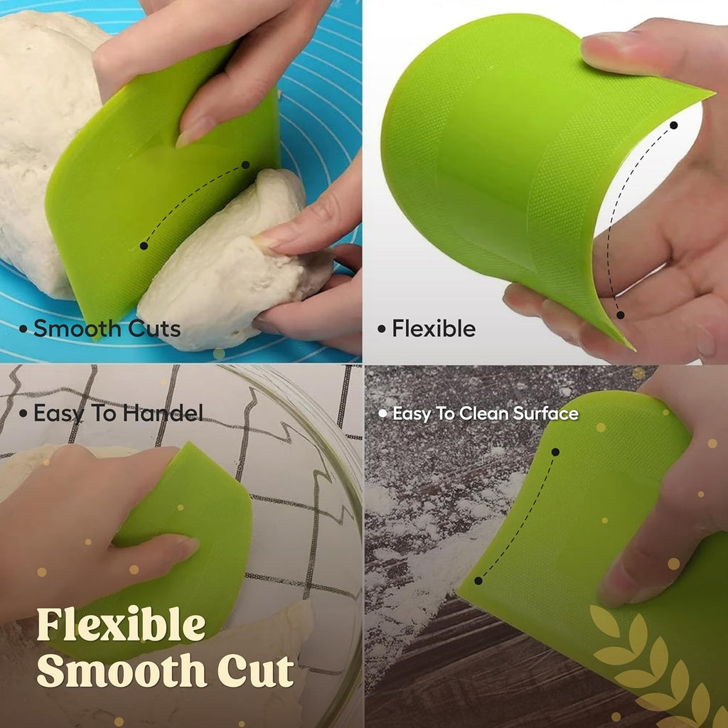 Sourdough Bread Proofing Basket Set – 9 inch Round Oval Banneton Baskets with Bread Lame, Dough Whisk, Scraper & Liners – Bread Making Kit & Sourdough Starter Supplies