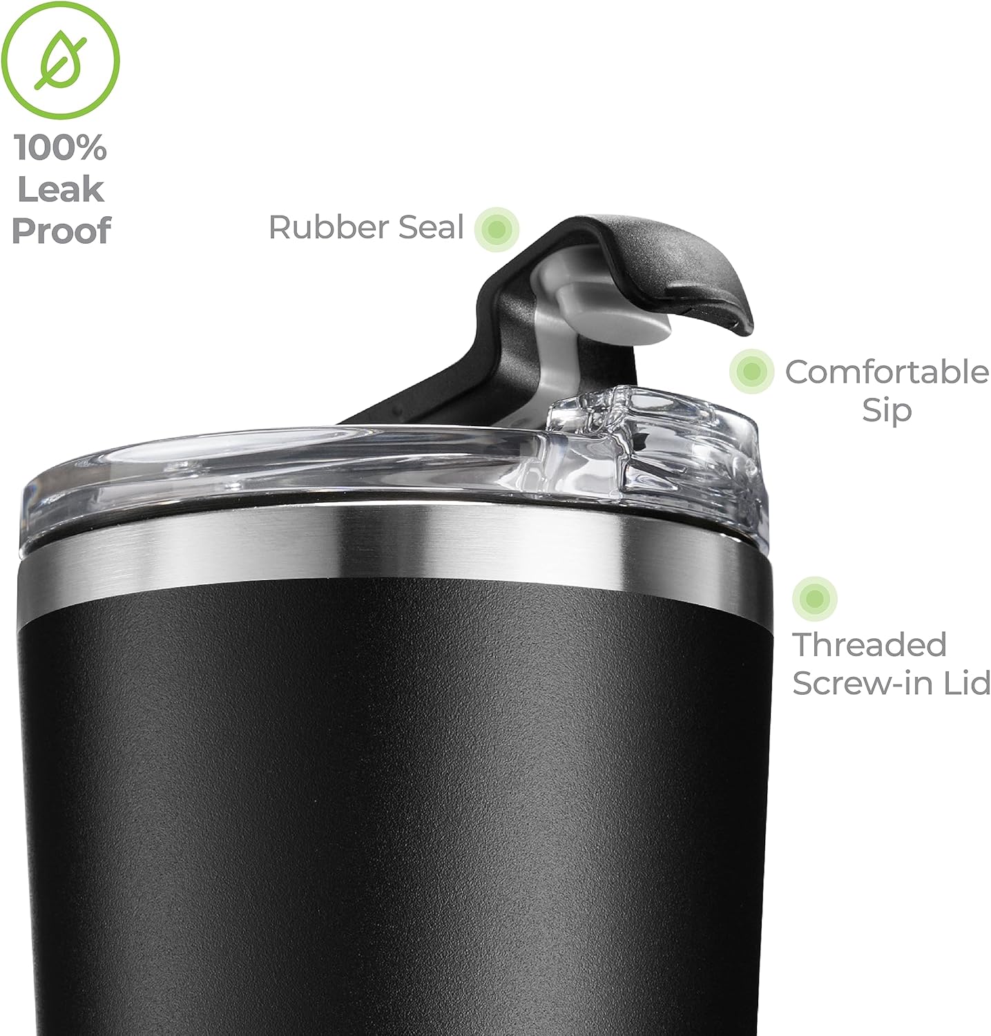 SIPX™ Triple-Insulated Tumblers - 22oz. Premium Modern Tumbler With Lid, insulated Cup Keeps Hot For 6 Hours, Stainless Steel Tumbler Made Of Sustainable Material, Coffee Travel Mug For Home & Office