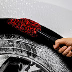 Metal-Free Wheel Brushes(3 Pack), Wheel Brush, Soft, Dense Fibers Clean Car Rim Wheels Safely…