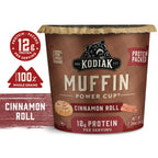 Kodiak Cakes Minute Muffins, Cinnamon Roll, 2.36 Oz (Pack of 12)
