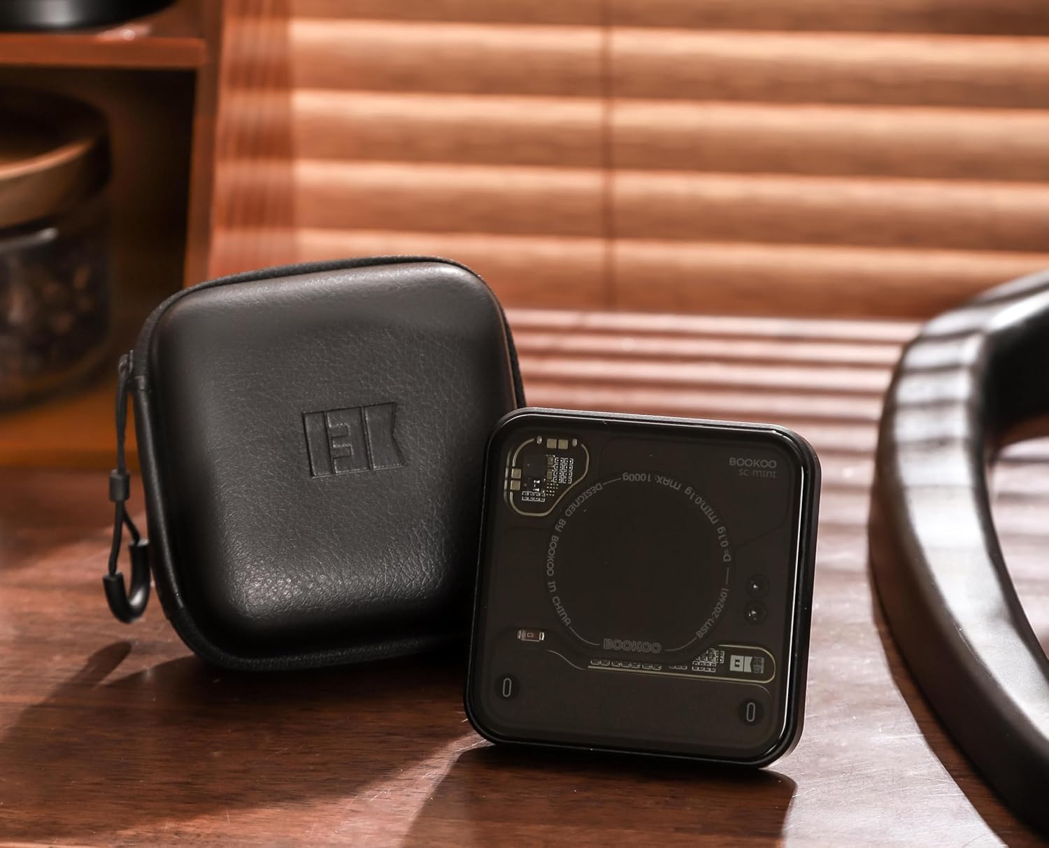 BOOKOO Coffee Scale with Storage Bag Esprosse Scale with Timer Mini Digtial Coffee Scale Rechargeable with Auto Mode Flow Rate Mode Scale for Coffee APP Bluetooth Connection Coffee Bean Scale