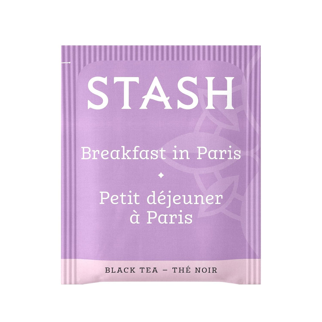 Stash Tea Breakfast In Paris Black Tea - Caffeinated, Non-GMO Project Verified Premium Tea with No Artificial Ingredients, 18 Count (Pack of 6) - 108 Bags Total