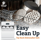 Priority Chef Stainless Steel Mixing Bowls with Lids Set - Premium 30Pcs with 6pc Metal Bowl Set for Kitchen, 3 Graters, Airtight Lids, Non-Slip Bases & Silicone Utensils, Black