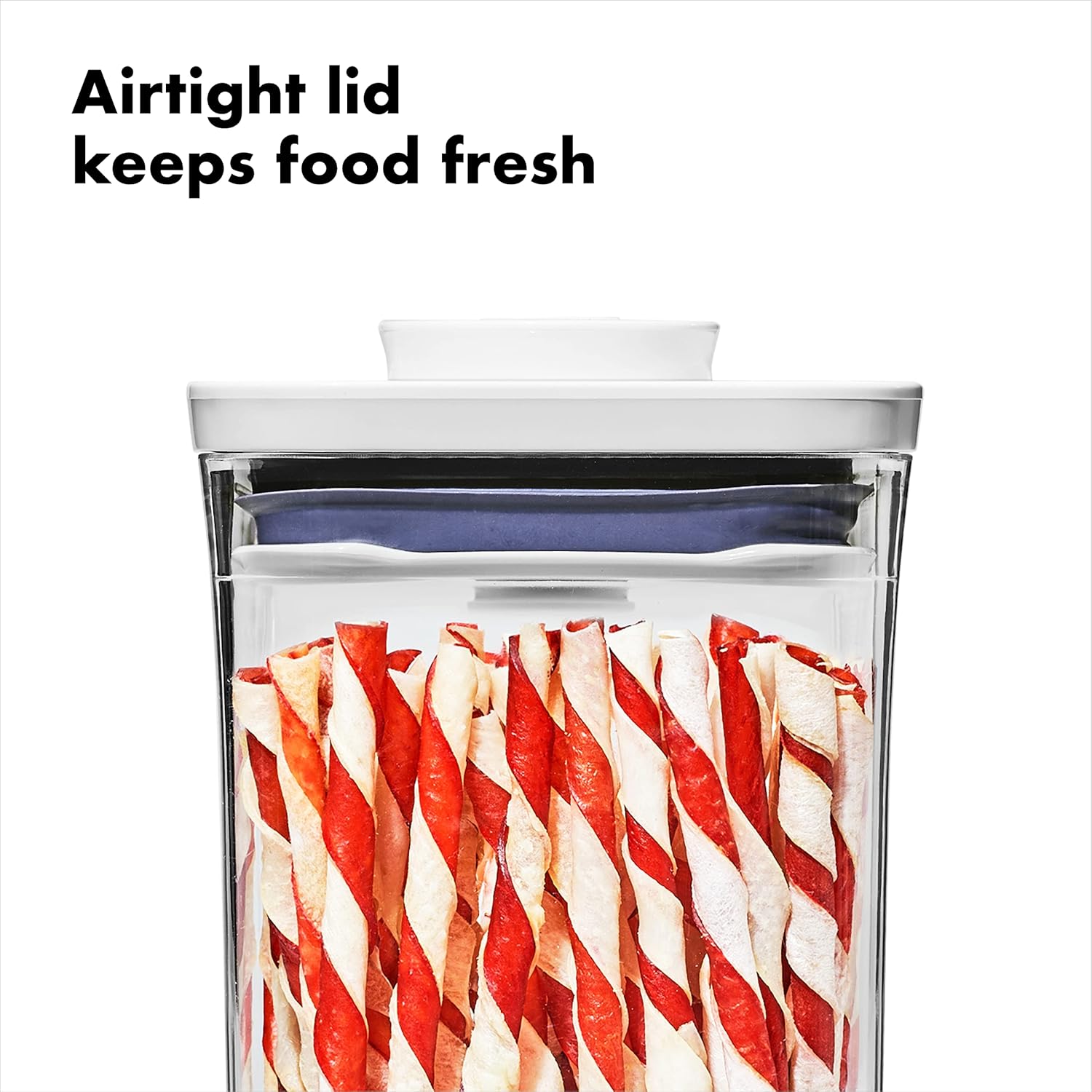 OXO Good Grips Pet POP – 1.1 Qt/1 L | Ideal for up to 1lb of treats | Airtight Dog and Cat Food Storage Container | BPA Free