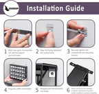 ZCDCP for K Cup Coffee Pod Holder, K Cup Holder Drawer Wall Mounted Coffee Pod Organiser (Holds 28 Coffee Pods)