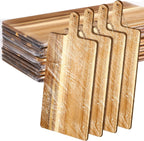 Patelai 12 Packs Wooden Cutting Board Set with Handles Large Kitchen Serving Plain Chopping Board Bulk Gifts for Mom for Vegetables Meat Pizza Cheese Fruit Bread(Acacia Wood,21.5 x 8.75 Inch)