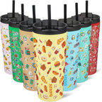 BJPKPK 22oz Tumbler With lid And Straw Stainless Steel Travel Coffee Mug Insulated Tumblers Cups,Yummy