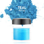 Edible Glitter - 10g Luster Dust Edible Food Grade Coloring Glitter for Cake Decorating, Baking, Drinks - Shimmer Dust Powder, Metallic Color Dusting Powder for Icing, Fondant, Candy, Cookie (Teal)