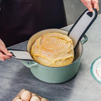 GUYDREMAT 2 Pcs XL Silicone Bread Sling - Heat Resistant Beyond 500F, 9.4" Extra Large Size, Non-Stick Food-Grade Baking Mat for Sourdough, Artisan Loaves, and Large Dutch Ovens, Durable and Reusable