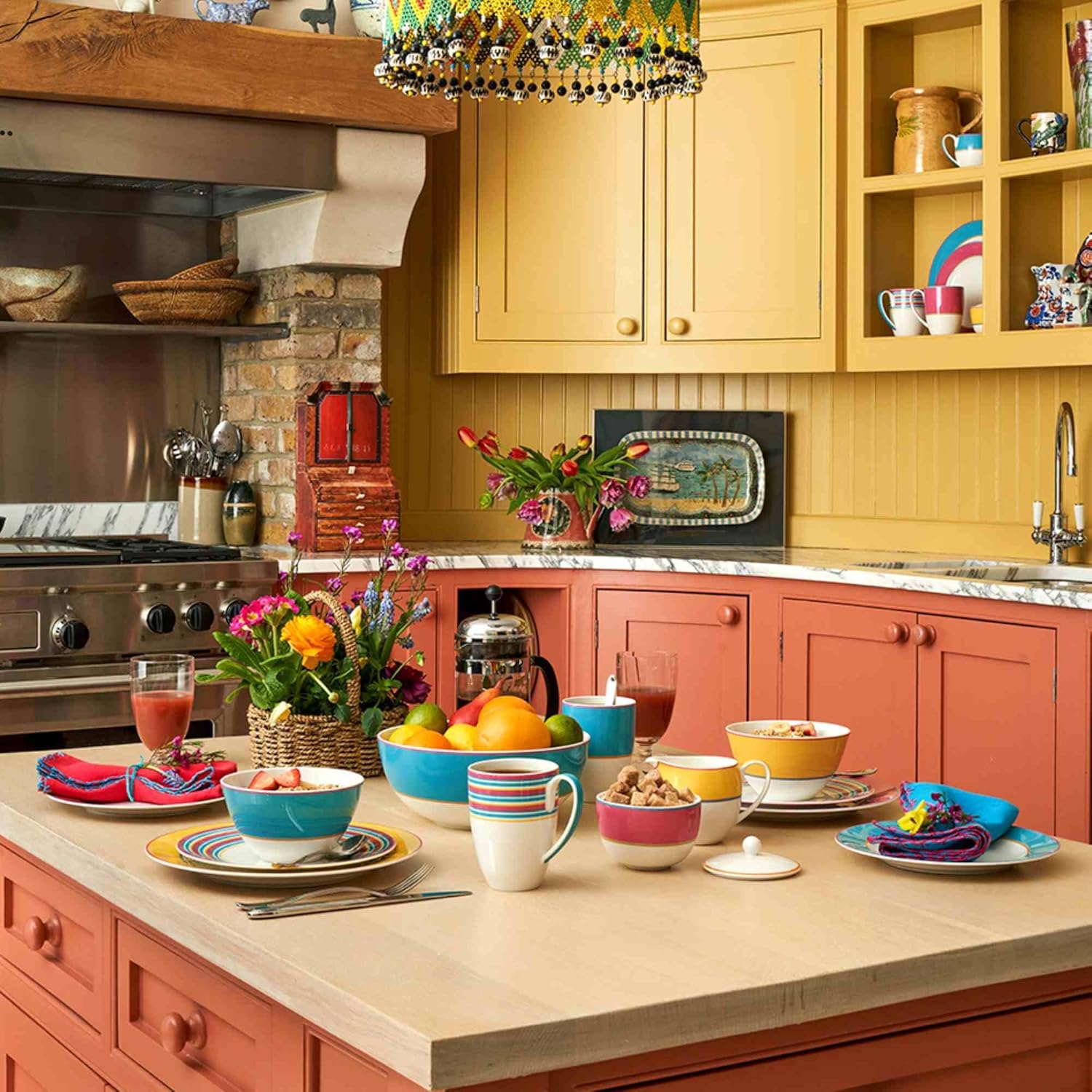 Spode Kit Kemp 17oz Calypso Mug | Vibrant Turquoise | Porcelain | Dishwasher and Microwave Safe | For Coffee and Tea | Fabulous Gift | Home or Office Use