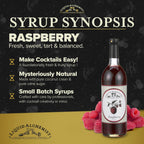 Liquid Alchemist Raspberry Syrup for Drinks - Real Ingredients Make our Raspberry Puree for Drinks the Perfect Drink Mixer - Our Cocktail Syrup is Non-GMO & Vegan (25 oz)