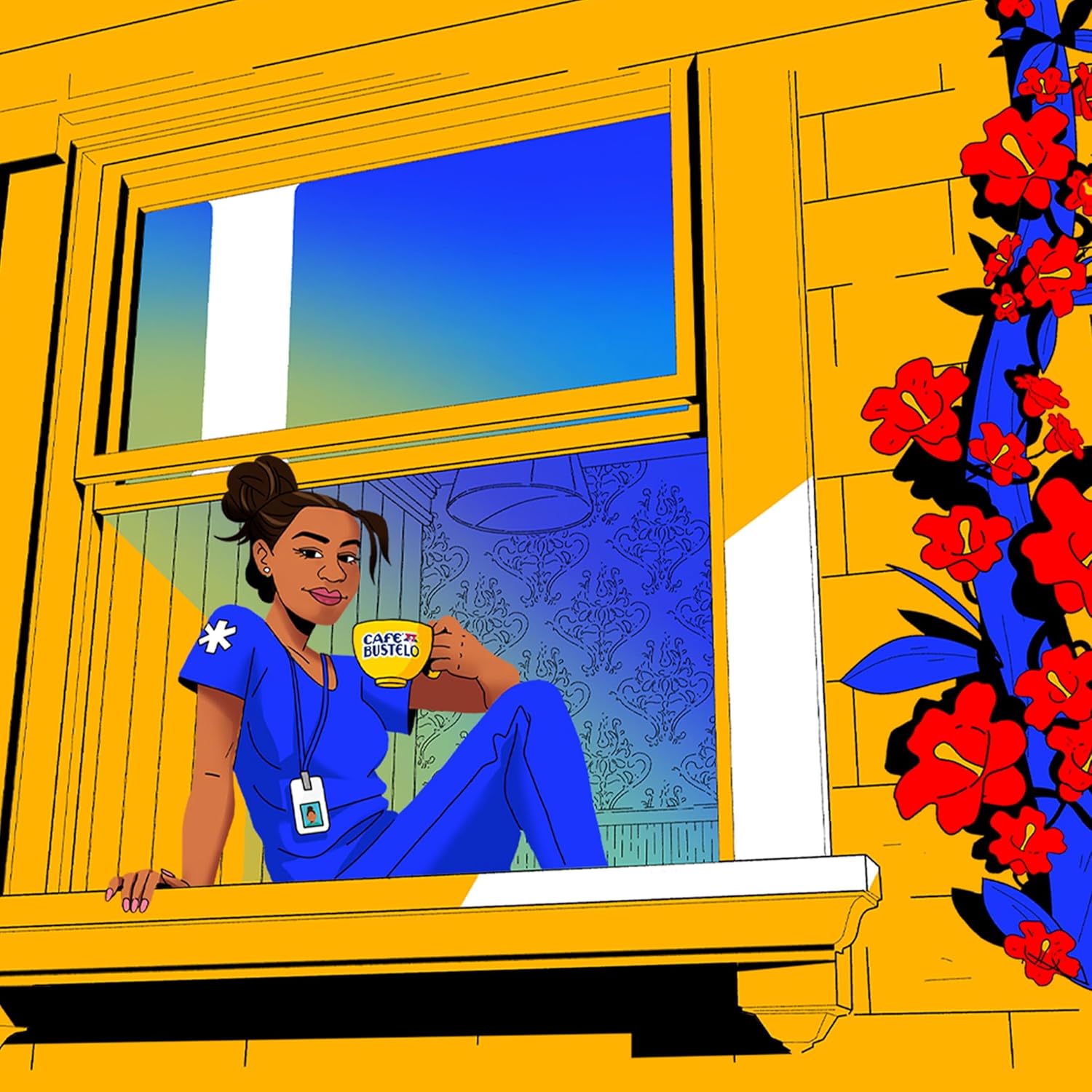 Café Bustelo Espresso Style Dark Roast Coffee, Keurig K-Cup pods, 10 Count Box (Pack of 6)