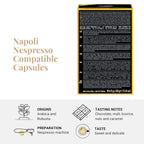 Caffe' Vergnano Medium Roast Espresso Bundle - Original Line Machine Compatible Arabica Robusta Italian Coffee For Nespresso Coffee Machines, Oro, Intenso, Napoli - 10 of Each Flavor (30 Capsules)