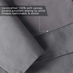 Mignongirl Crossback Apron with Pockets x2,Split Apron with Adjustable Straps,M-XXL