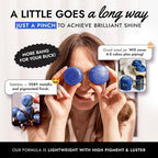 MONÉGASQUE Blue Edible Glitter for Drinks 15g – Halloween Edible Glitter for Cakes & Cocktails - Blue Luster Dust for Cocktail, Cake Decorating, & Food Spray - Strawberries & Drink Shimmer Decorations