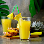 Tropical Drink Mango Pineapple Turmeric Honey Natural Refresher with Marigold Extract 12oz Great for Loaded Tea Bubble Tea