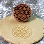 Wood Cookie Stamp, 2.5 Inch (Seed of Life CS-007)