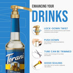 Coffee and Tea Syrup Variety Pack - Sugar Free Vanilla, Salted Caramel & Hazelnut Syrups for Coffee with 3 Jimoco Syrup Pump Dispenser Compatible with 25.4 Ounces