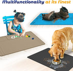 The Original Under Sink Mat - Silicone Waterproof mat, Trimmable, Easy to Clean, Kitchen cabinet liner, Under sink protector mats, Disinfection Surface - 34" x 22" or smaller