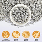 Twisweet Silver Sprinkles, Edible Silver Stars for Cake Decorating, Sugar Sprinkles for Baking, Mix Size Silver Candy, Cake Topper Ice Cream Cupcake Cookie Toppings Dessert Decorations, Christmas Wedding Birthday Party Supplies (130g/4.58oz)