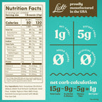 Livlo Keto Brownie Baking Mix - Just 1g Net Carb - Sugar & Gluten Free Keto Desserts, Sweets & Treats - Low Carb, Nut Free, Diabetic Friendly Snack - Fast, Delicious and Easy to Make - 12 servings