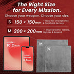 BELLEMOND「Samurai Cloth」Japanese Microfiber Cleaning Cloth | Washable, Reusable, Lint Free Cloth for Phones, Laptops, Lenses, Screens & Electronics | Made in Japan | Small