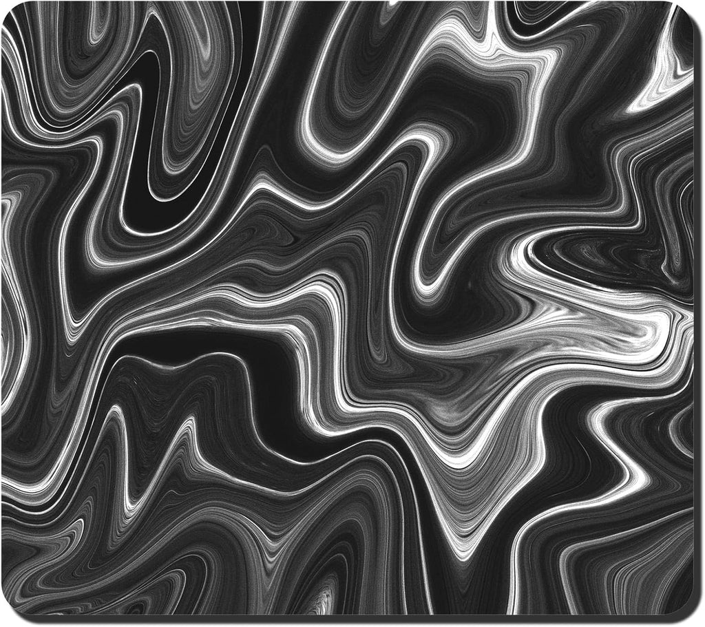 Rnivvi Dish Drying Mat for Kitchen Counter, 16 x 18" Cute Boho Theme Absorbent Heat Resistant Drying Pad with Non-slip Rubber, Coffee Bar Mats for Coffee Machine Dish Rack, Abstract Contour