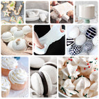 Food Coloring - Vibrant Liquid Icing Food Coloring Set for Baking, Cake Decorating, Easter Egg, Airbrush - Tasteless Food Color Dye for Fondant, Slime, DIY Crafts - 5.5 Fl.oz / 160ml Each (White)