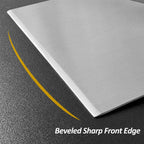 Vovoly Multipurpose Bench Scraper Kitchen Utensil for Flat Top Griddle, Dough Cutter for Bread and Pizza Dough - Stainless Steel Metal Griddle Scraper Chopper