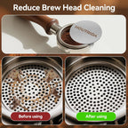 51mm Puck Screen 3 Pack, Reusable Espresso Screen 316 Stainless Steel, 1.7mm Thickness Portafilter Mesh 150μm Metal for Espresso 51mm Portafilter Filter Basket