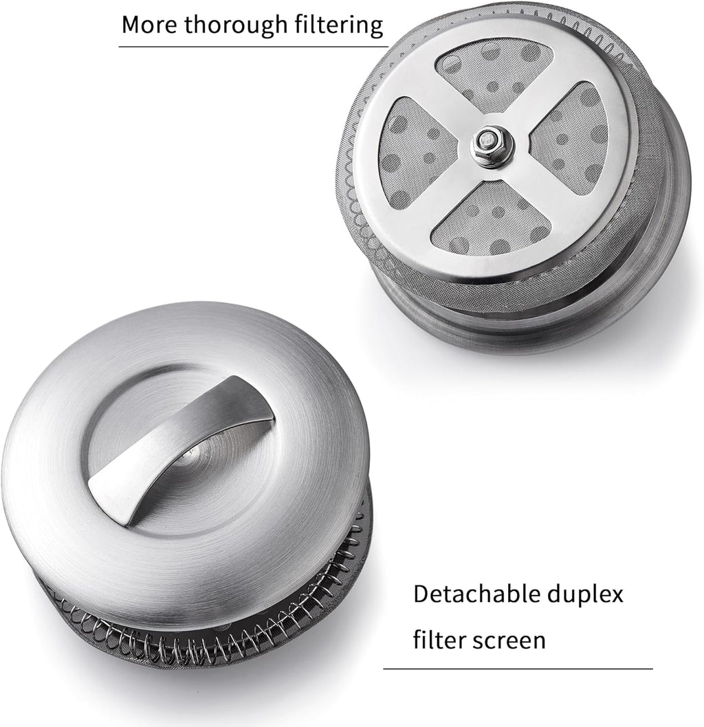 2000ML/68OZ Glass Pitchers with Lid for Hot and Cold Drinking, Heat Resistant Borosilicate Glass Pitcher for Tea, Juice, Milk, Cold Hot Beverages